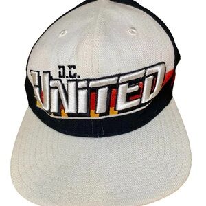 adidas D.C. United White Black Red Snapback Hat